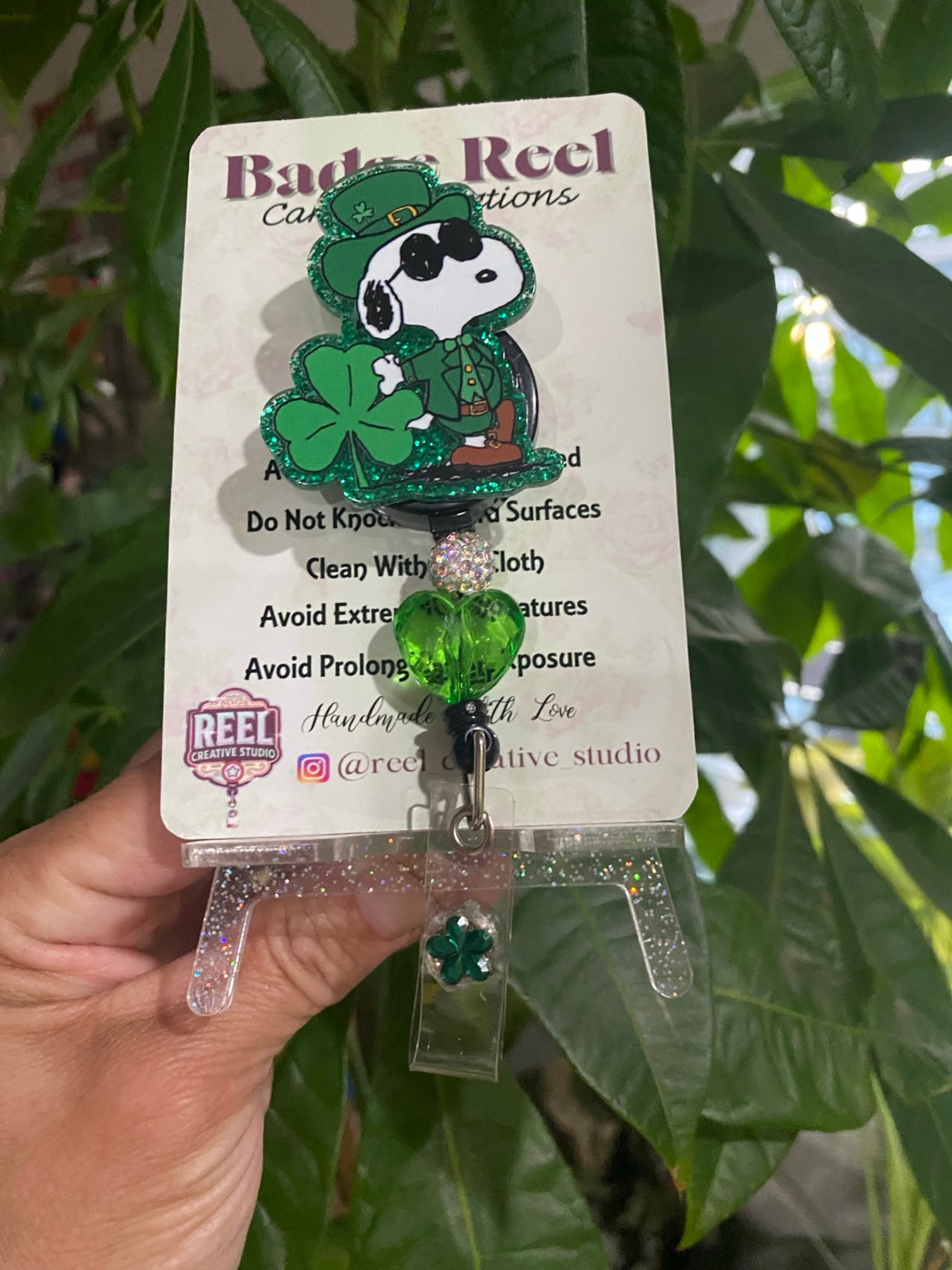 St. Patrick’s Day Badge Holder ☘️